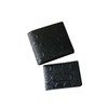 Coach R957 BLK Men's Wallet Outlet Embossed Signature 3 in