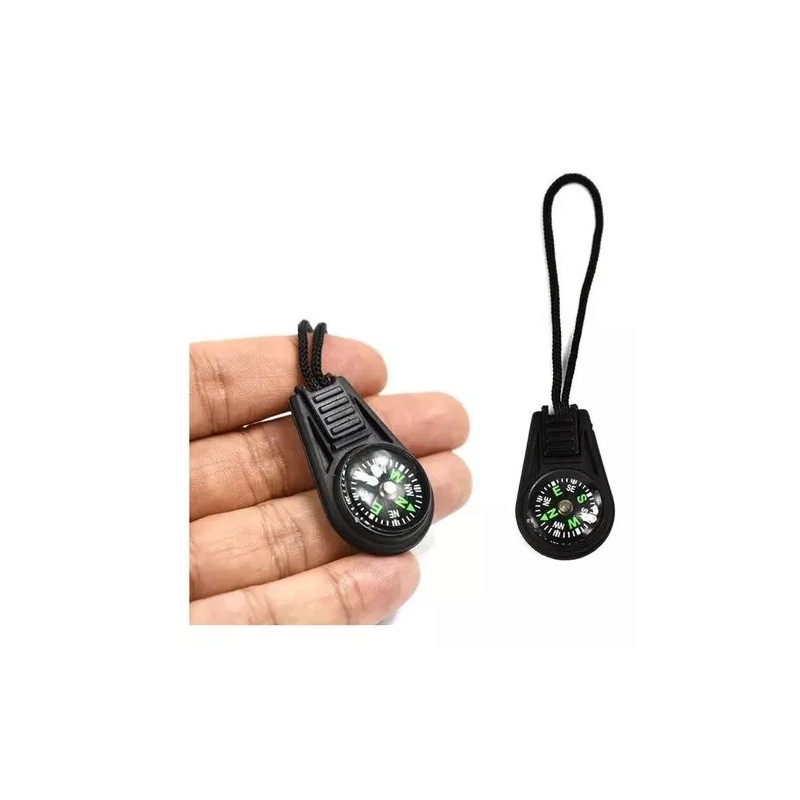 Estuchelandia 3pzas Brujula Portatil Para Cremallera Accesorios Caza Pesca