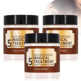 Pack of 3 Nourishing Magic Treatment Hair Mask, Hair Mask for Damaged Hair, Hair Repair Cream, Improve Hair Quality and Make Hair Smoother and Shiny