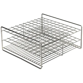 SANWA KAKEN SS18-100 Stainless Steel Test Tube Stand, 0.7 inch (18 mm), 0.4 x 0.4 inches (10 x 10 mm)