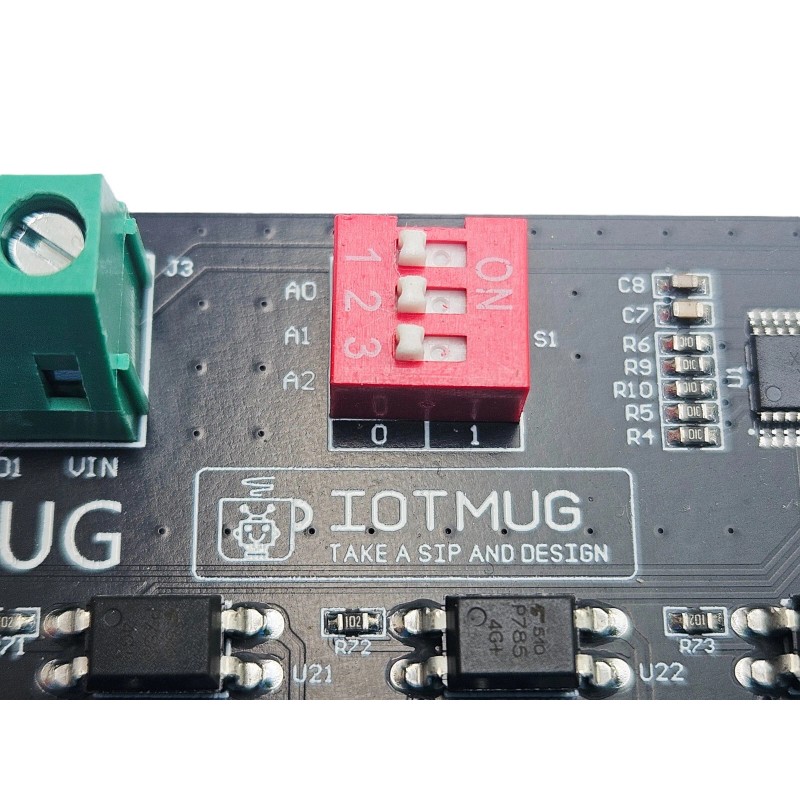 iotmug 8 Channel I2C Relay Module Arduino Raspberry 3.3V 5.0V