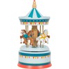 Small Foot Musical Box Horse Carousel Circus Wooden Decoration for