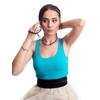 Evoni Women's Cotton, Sleeveless, Opaque Tank Top - turquoise, size: