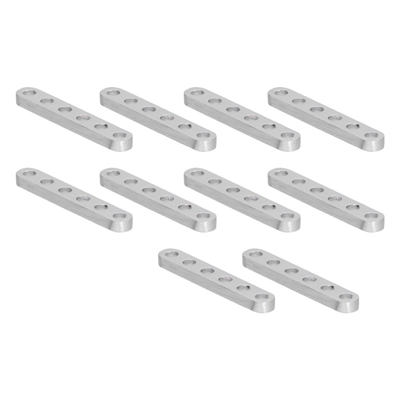 10pcs Flat Straight Braces Fixing Aluminum 4 X 8mm Connect