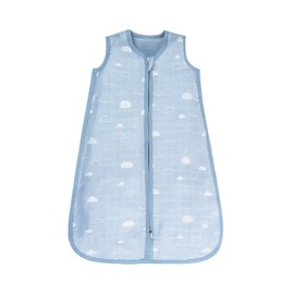 Under the Nile Organic Cotton Muslin Wearable Blanket - Clouds - 6-12 Month