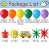 Back to School Decorations 146Pcs Rainbow Balloons Garland Arch Kit