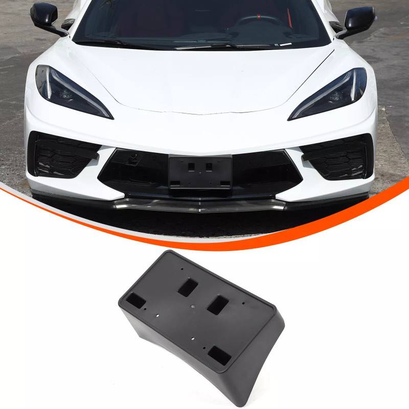 autopart2021 Front License Plate Frame Mount Bracket Holder For Corvette