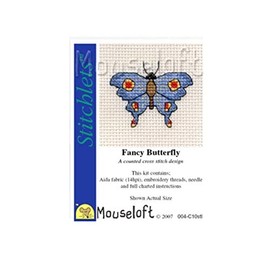 Mouseloft Stitchlet Cross Stitch Fancy Butterfly