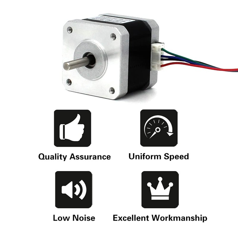 (pack of 2) MOTOU® NEMA17 stepper motor high torque bipolar