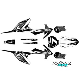 Kalair GFX Graphics Kit for KTM 65SX SX65 (2016-2023) Bash Series White 21 Mil-Dirt Pit Bike Motorcycle Stickers,Dirtbike Racing Decal Automotive Motocross Accessories no Plastics