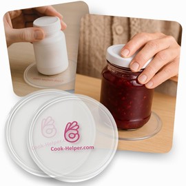 One-Handed Gadget to Secure Any Item, Open Jars & Bottles, Mix Food in A Bowl. Useful Adaptive Equipment for One Hand - Great Gift Idea for Those with Weak or Injured Hands (2 х 4.7")