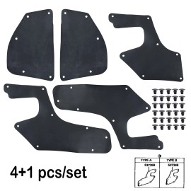 XUKEY 5X for 96-02 Toyota 4Runner RUBBER Splash Shields Inner Fender Liner Apron Seals