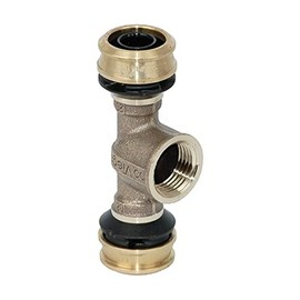 Viega Raxofix Transition Tee 20 x 1/2 Inch Female x 20 Press Fitting