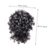 OHPHCALL Synthetic High Puff Afro Wig with Curly Hair Bun