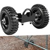 6" Rolling Gate Rubber Wheel Carrier – Heavy-Duty Wheel for