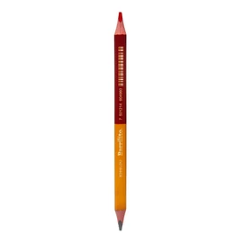 Barrilito Lápiz Bicolor Triangular Jumbo Grafíto-Carmín, 10 Piezas. 9286LDU