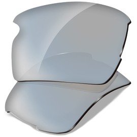 Dynamix Polarized Replacement Lenses for Oakley Flak 2.0 XL | Easy To Install | Fit Perfectly | Titanium