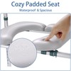 Raised Toilet Seat with Handles, Toilet Seat Riser for Seniors