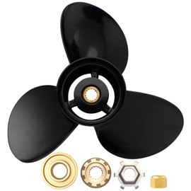 Wvkeosc 15 x 17 48-832828A45 Aluminum Boat Propeller for Mercury Engines 150-300HP Mercruiser Alpha One/Bravo One 15Spline Tooth RH