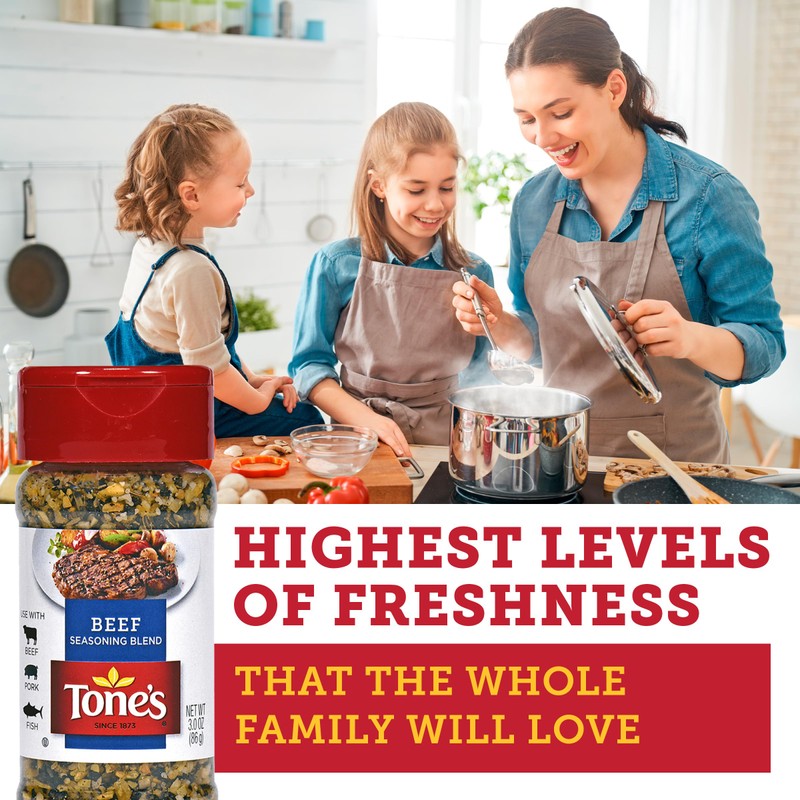 Tone's Beef Seasoning Blend, 3.00 Ounce