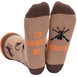 IRISGOD I'd Rather Be Funny Dress Socks for Men and Women Humor Joke Gifts