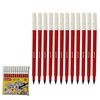 SCHEMA Felt Tip Colouring Pens, RED, Pack of 12, Fibre