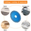 sourcing map 4pcs 4" Diamond Saw Blade, 20mm Arbor Cut