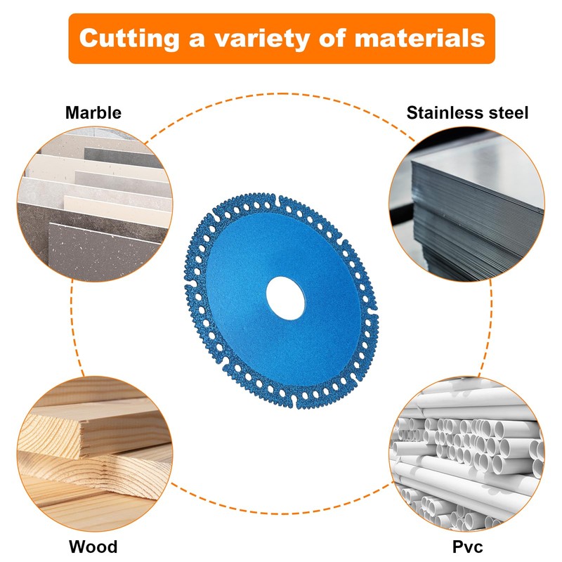 sourcing map 4pcs 4" Diamond Saw Blade, 20mm Arbor Cut