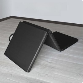 찜질방 매트 접이식 사우나 찜질방매트 인용 고시원 수면 1인용 [블랙[두께10CM]더블패드180X60X10CM] Folding Sauna Mat for Jjimjilbang, Comfortable Sleeping Mat for Guesthouses, 1 Person [Black, 10CM Thickness, Double Pad 180X60X10CM]