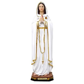 16" Inch Mystic Rose Virgin Statue Figurine Virgin Mary Catholic Virgen de la Rosa Mystica Imagen Estatua
