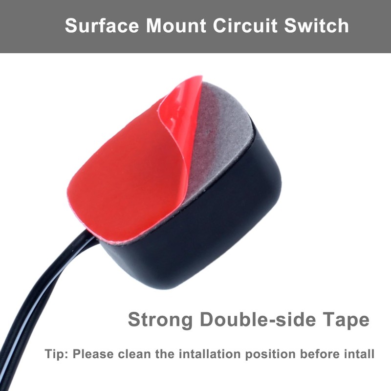DMWD Paste Type Switch ON/Off Inline Rocker Toggle Switch 250V