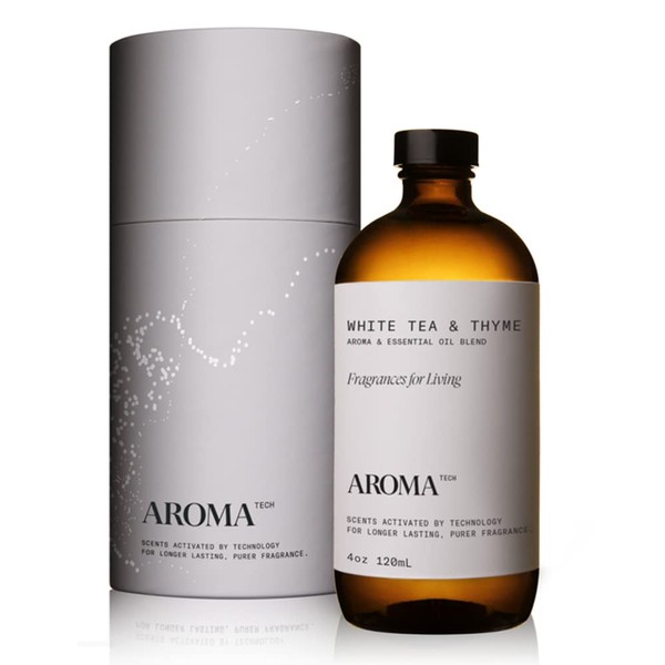 AromaTech White Tea & Thyme for Aroma Oil Scent Diffusers - 120 Milliliter