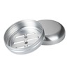FACAILUO Aluminum Soap Box Travel Soap Dish with Drainages Layer,