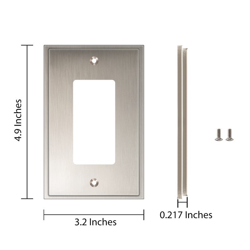 Henne Bery Soft Modern Decorative Wall Plate Switch Plate Outlet