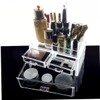 PACKOVE Acrylic Cosmetic Storage Box with Drawers Multipurpose Makeup Organizer