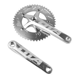SENQI Bicycle Chain Wheel Fixed Gear 48T Aluminum Alloy CNC Cycling Racing Bike Accessories with Crank