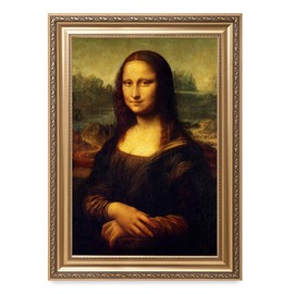 DECORARTS - Mona Lisa by Leonardo DaVinci. The World Classic Art Reproductions. Giclee Print with Matching Art Frame, 24x16" Framed size: 30x22"