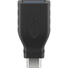 Goobay 45395 USB-C to USB A 3.0 Adapter, Black
