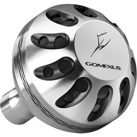 GOMEXUS 1.4 inch (35 mm) Power Handle Reel Knob for Daiwa Type S, Shimano Type A Reels, 18 Stella C3000XG, 15 Twin Power, Aluminum, 21 Nasci