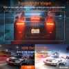 SPADE Dash Cam Front and Rear, 4K+1080P WiFi GPS Dash