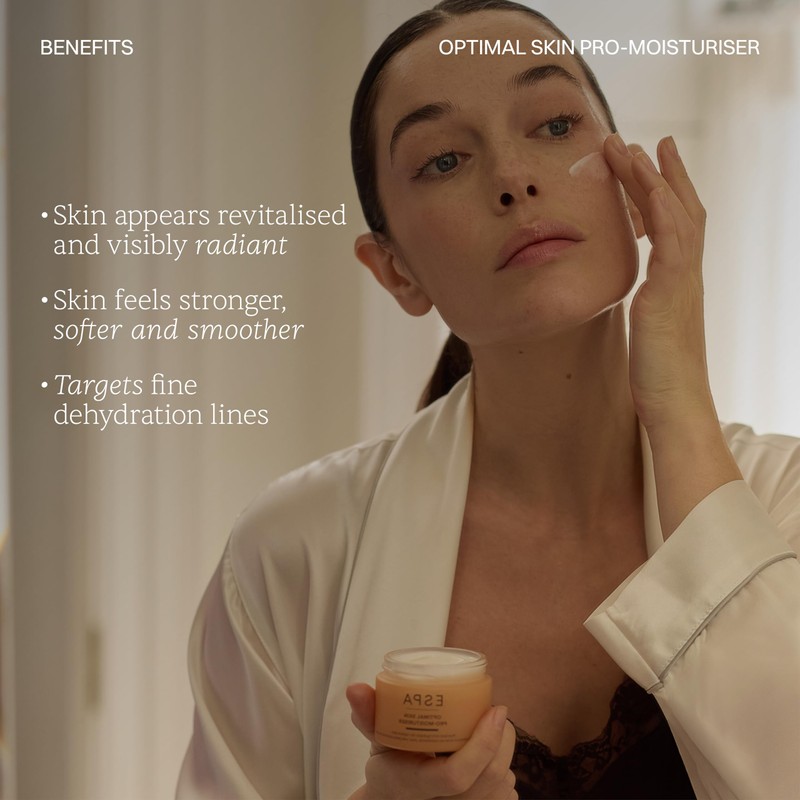 ESPA Optimal Pro-Moisturiser SPF 30 | 55ml | Non-Greasy, Non-Whitening