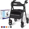 Vocic Walkers for Seniors Foldable Walker with Seat Rollator Walker