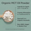 Unflavored Organic MCT Oil Powder Keto & Vegan MCTs C8