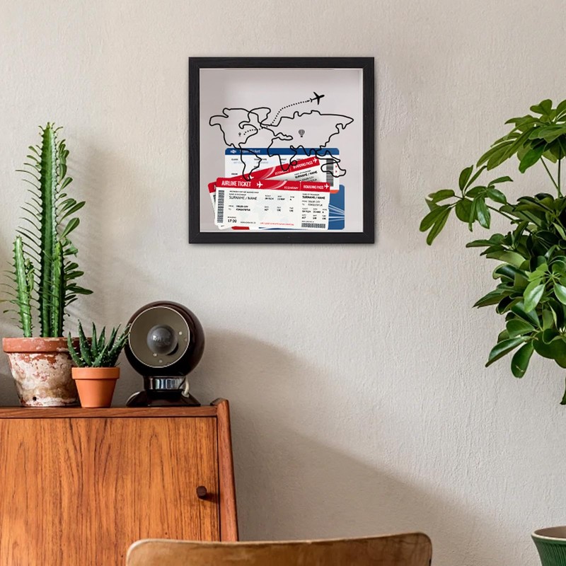 Adventure Archive Box, Large Travel Memory Box with World Map