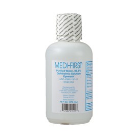 Medi-First 19818 Eyewash, Eye Rinse and Protection, First Aid Supplies, 4 Ounces
