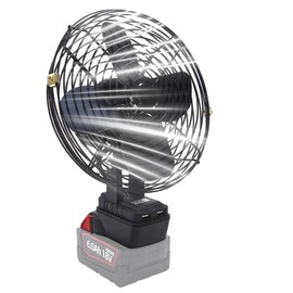 RAYLEEY Cordless Fan For Milwaukee 18V Battery.Camping Fan Cordless.With USB Port .Furnish AC Adapter, for Jobsite, Beach,Outdoor.(Battery Not Included)