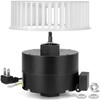 HHQ Bathroom Exhaust Fan Motor & Blower Wheel Replacement for