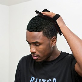 360 Waves Training Kit – Laydown Pad (360 Waves Training Pad), Silky Durag & Breathable Wave Cap for 360, 540, 720 Waves | Double Compression Set for Beginners & Advanced Wavers.