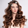CULEO Hair Rollers, 6 Pieces Hair Rollers, Volume Clips for