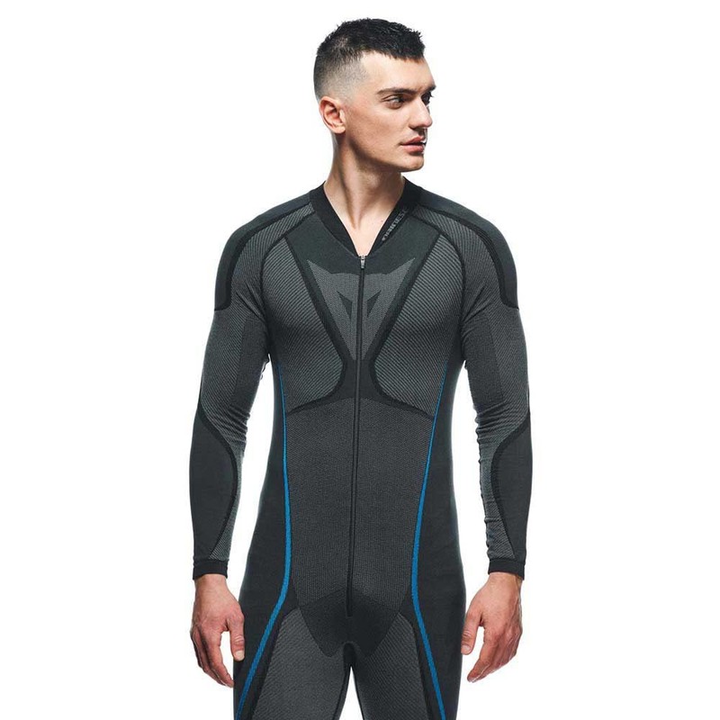 Dainese Dry Suit, Motorcycle Undersuit, Breathable, Men, Black/Blue, M